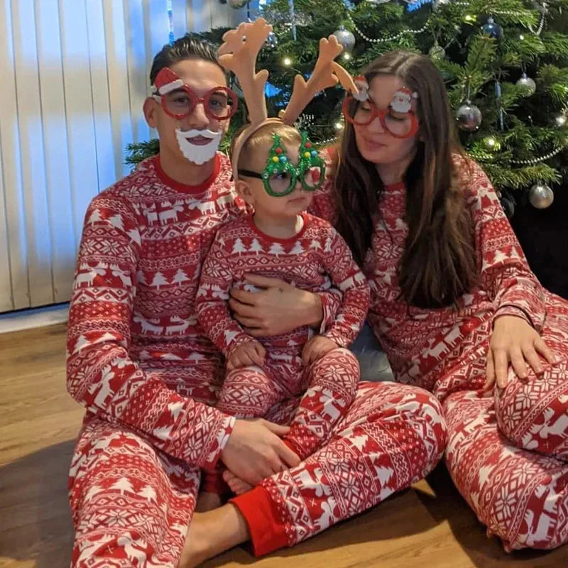 What’s The Formula For A Merry Christmas? Matching Family Pyjamas!