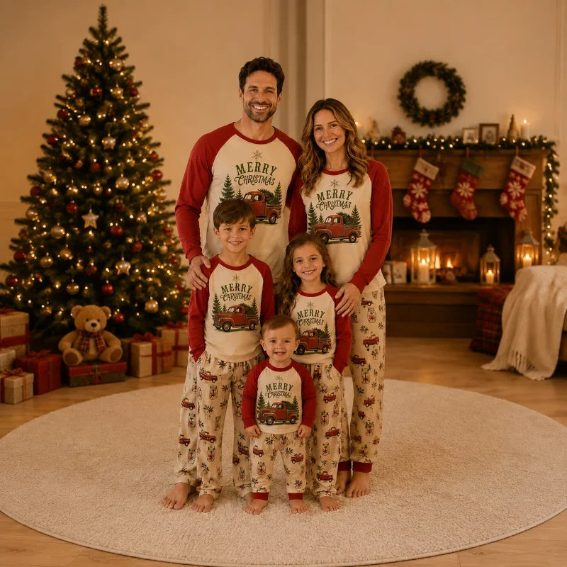 Why Not Turn Your Christmas More Unifying This Time? Try Matching Family Pyjamas!