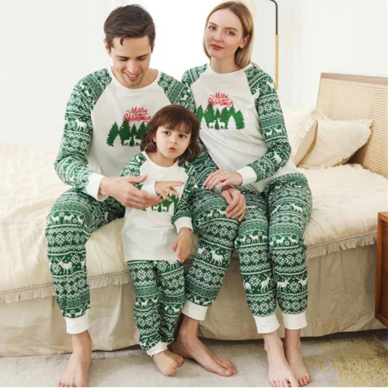 Christmas matching family pajamas