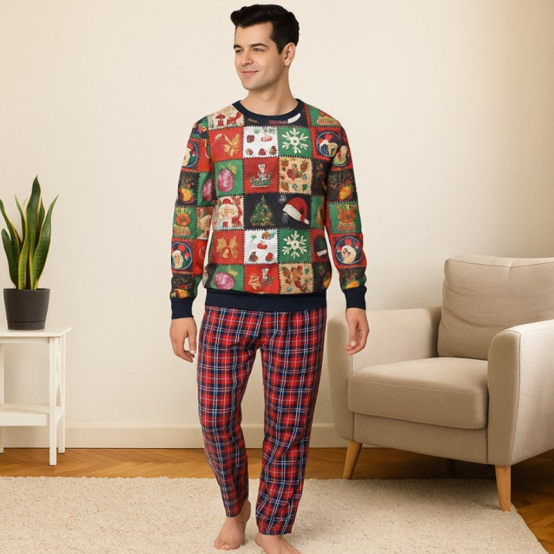 Checkered Unisex Christmas Ugly Sweater