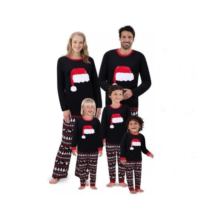 Christmas Hats Family Matching Christmas Pyjamas