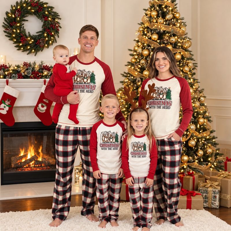 Christmas With the Herd Family Matching Pyjamas