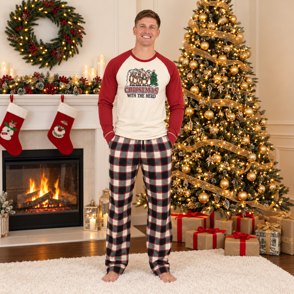 Christmas With the Herd Family Matching Pyjamas