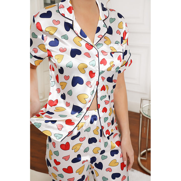 Colorful Hearts Pyjamas – Pajama Village Australia