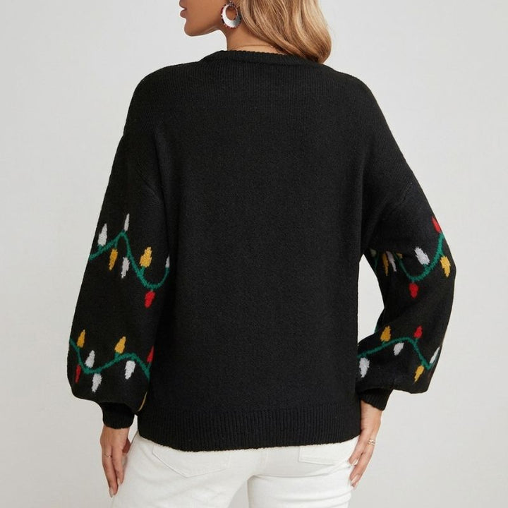Colorful String Lights Christmas Jumper 