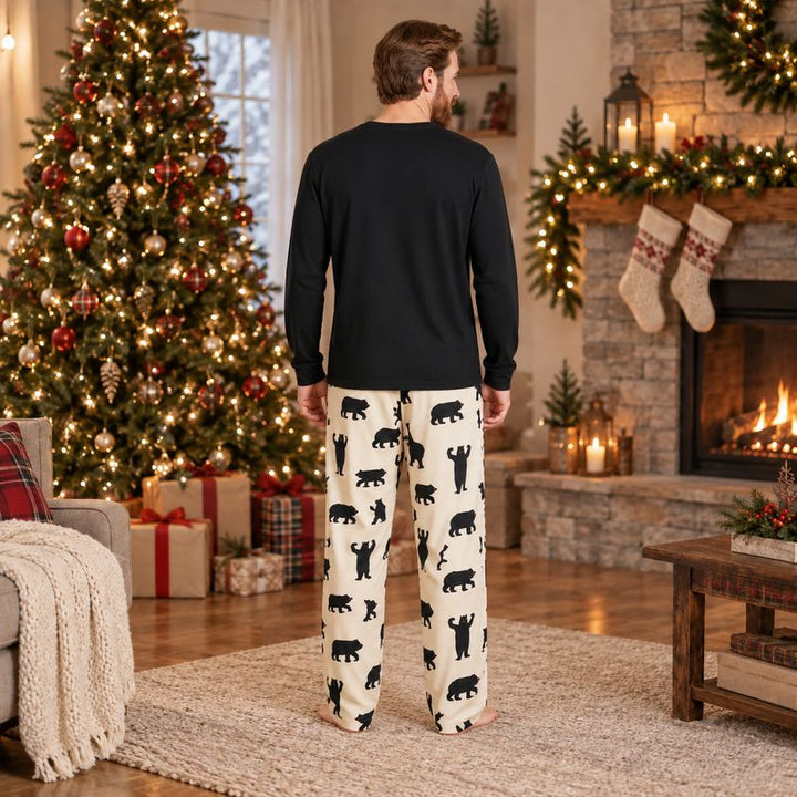 Dancing Bear Family Matching Christmas Pyjamas