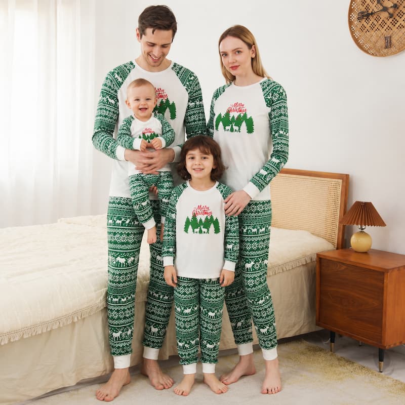 Merry Christmas In The Jungle Christmas Matching Family Pajamas