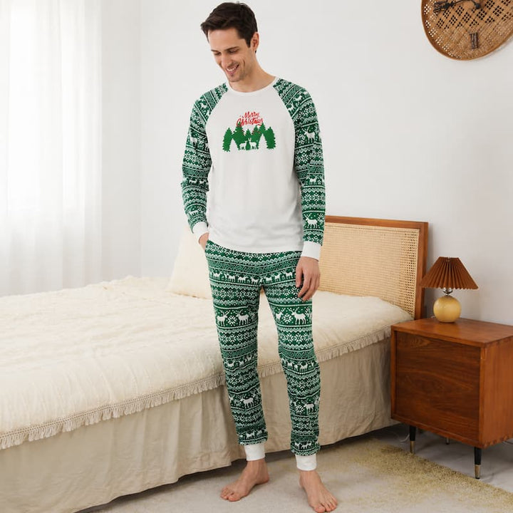 Merry Christmas In The Jungle Christmas Matching Family Pajamas Dad