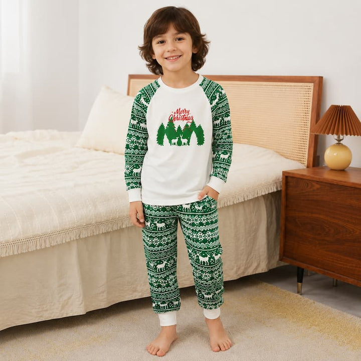 Merry Christmas In The Jungle Christmas Matching Family Pajamas Kids