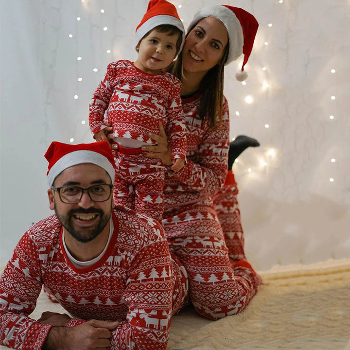 Red Moose Long Sleeve Family Matching Christmas Pyjamas