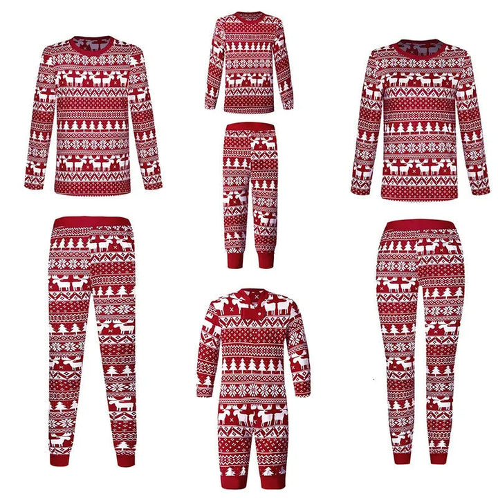 Red Moose Long Sleeve Family Matching Christmas Pyjamas