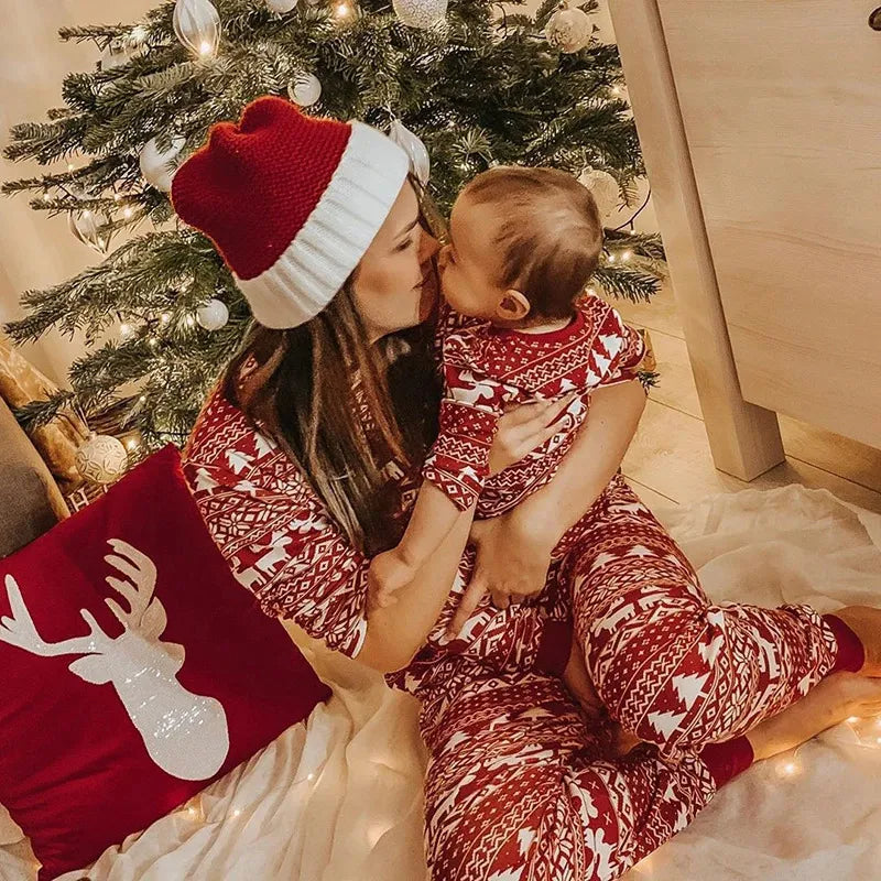 Red Moose Long Sleeve Family Matching Christmas Pyjamas