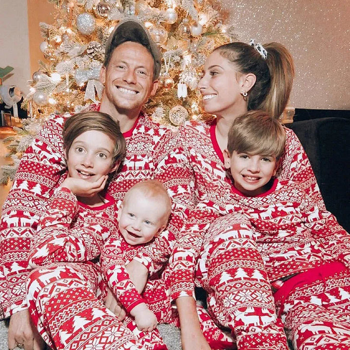 Red Moose Long Sleeve Family Matching Christmas Pyjamas