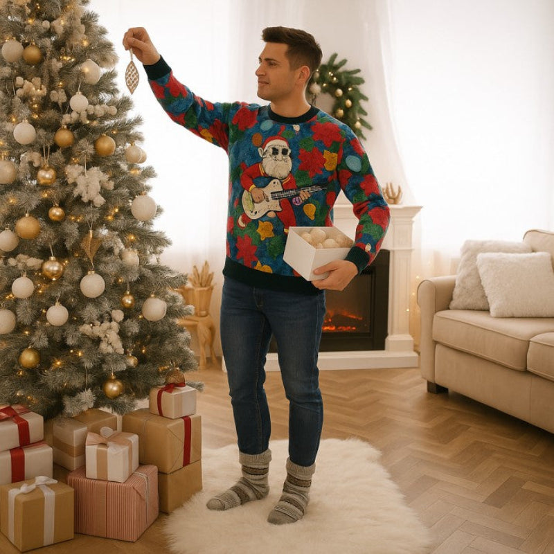 Santa Claus Unisex Christmas Ugly Sweater – Pajama Village Australia