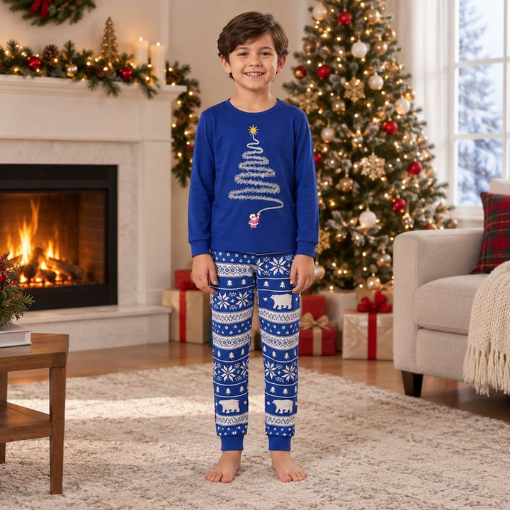 Sparkling Christmas Tree Family Matching Christmas Pajamas