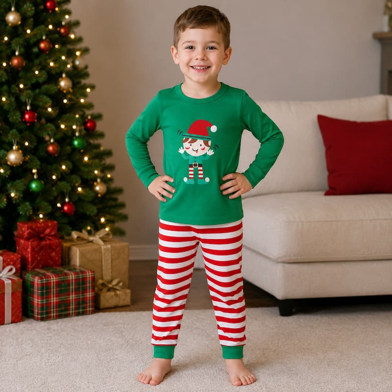 Stop Elfing Family Matching Christmas Pajamas