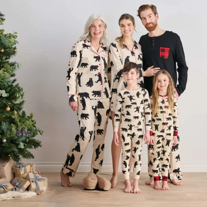 Dancing Bear Family Matching Christmas Pyjamas