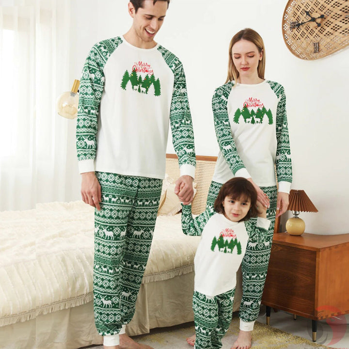 Merry Christmas In The Jungle Christmas Matching Family Pyjamas