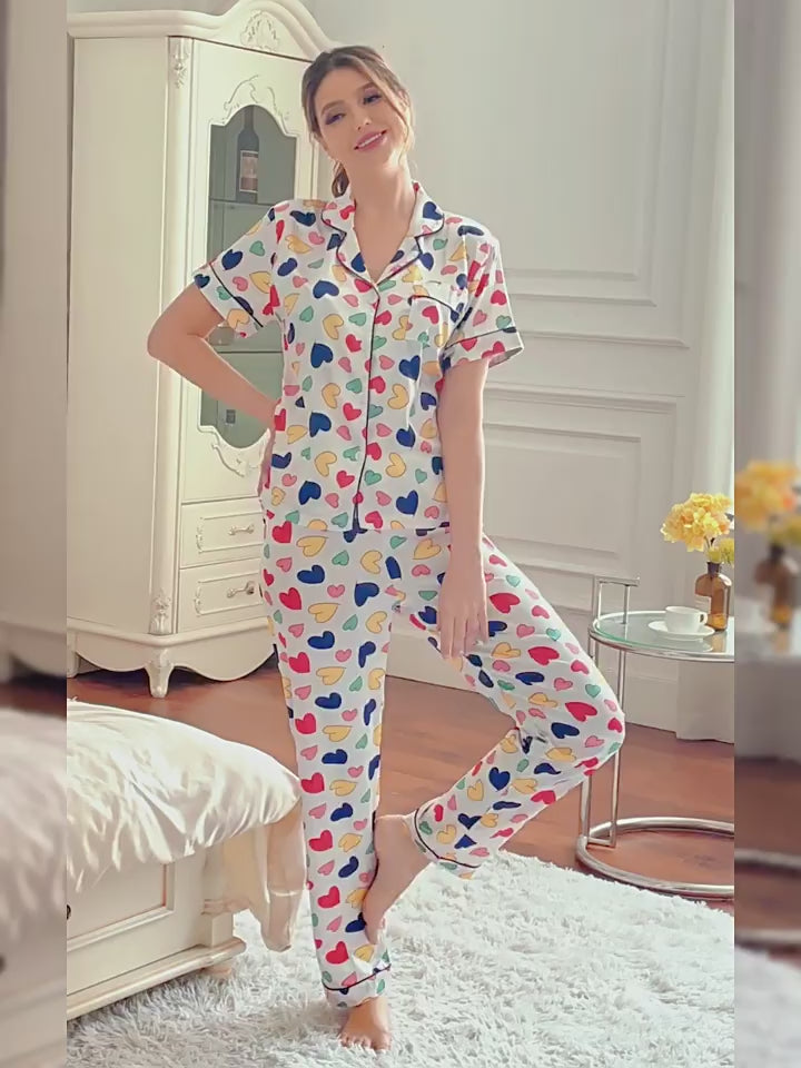 Colorful Hearts Pyjamas