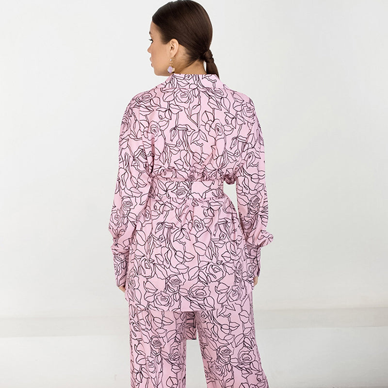 the pink rose pyjamas